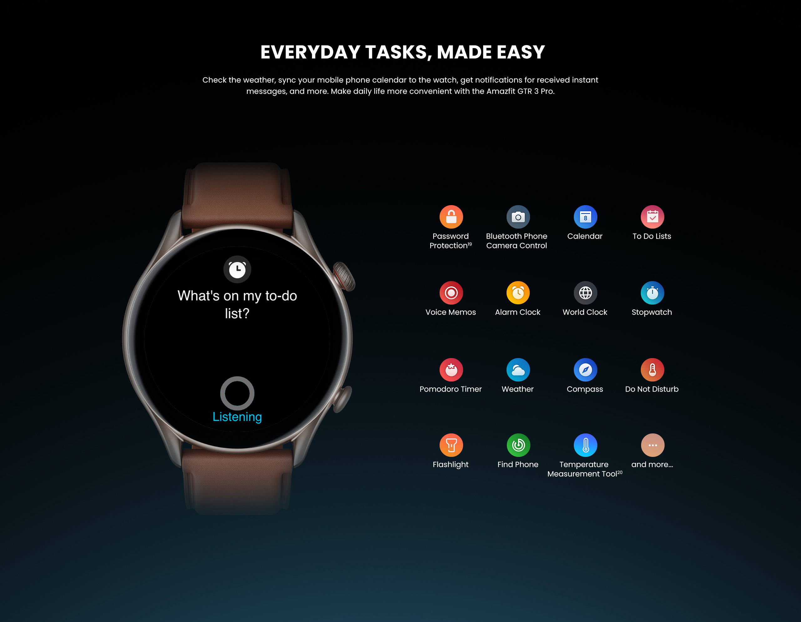 Amazfit US Online Store GTR 3 Pro Smartwatch
